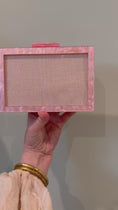 Load and play video in Gallery viewer, Self Finishing Needlepoint Acrylic Clutch
