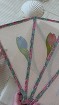 Load and play video in Gallery viewer, NEW Coastal Ava Beth Long Stem Tulip Needlepoint Canvas
