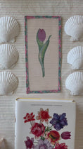 Load and play video in Gallery viewer, NEW Coastal Ava Beth Long Stem Tulip Needlepoint Canvas
