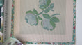 Load and play video in Gallery viewer, Needlepoint Canvas on 13 Roses Zweigart Mono Deluxe Mesh Embroidery with finished Liberty of London fabric on the edges
