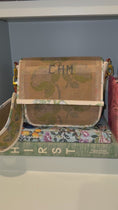 Load and play video in Gallery viewer, Custom Monogram Nantucket Needlepoint Stitch Your Own Canvas Bag
