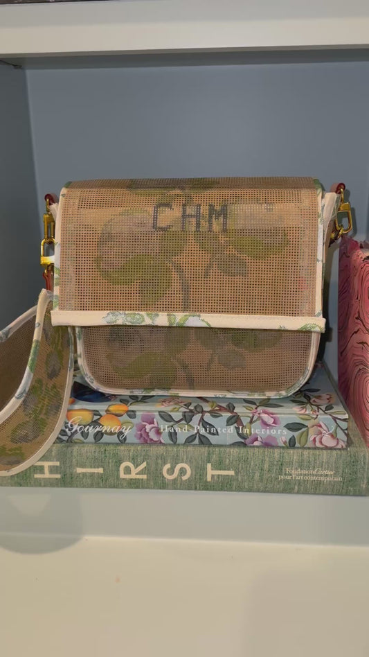 Custom Monogram Nantucket Needlepoint Stitch Your Own Canvas Bag