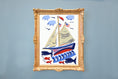 Load image into Gallery viewer, Vintage Nantucket Folk Art Sailboat and Fish Whaling Art Print

