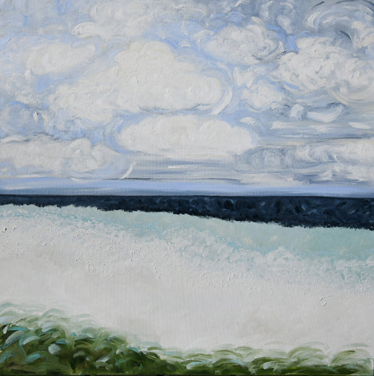 Seaside and Watercolor Beach Florida Painting