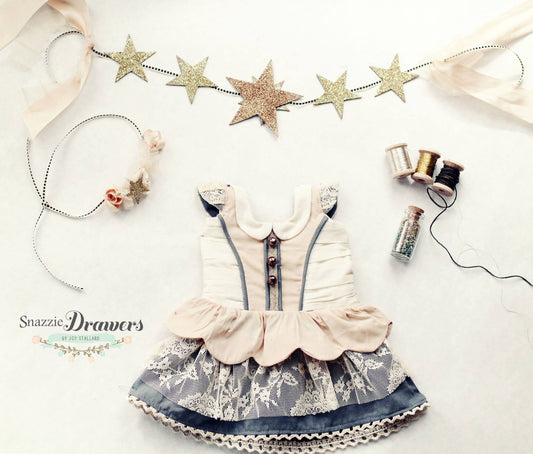 Ready to Ship Lucy Star Doll Dress Sample