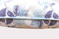 Load image into Gallery viewer, Vintage Painterly Rose Antiqued Blue Pillow
