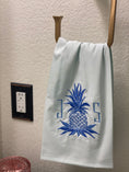 Load image into Gallery viewer, Pineapple Premium Luxury Monogrammed Personalized Guest Towel
