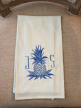 Load image into Gallery viewer, Pineapple Premium Luxury Monogrammed Personalized Guest Towel
