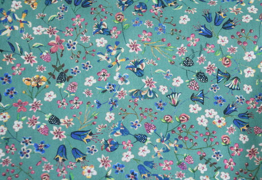 Liberty of London Donna Leigh D Tana Lawn Fabric Premium 100% Cotton Fabric Sold by Yard