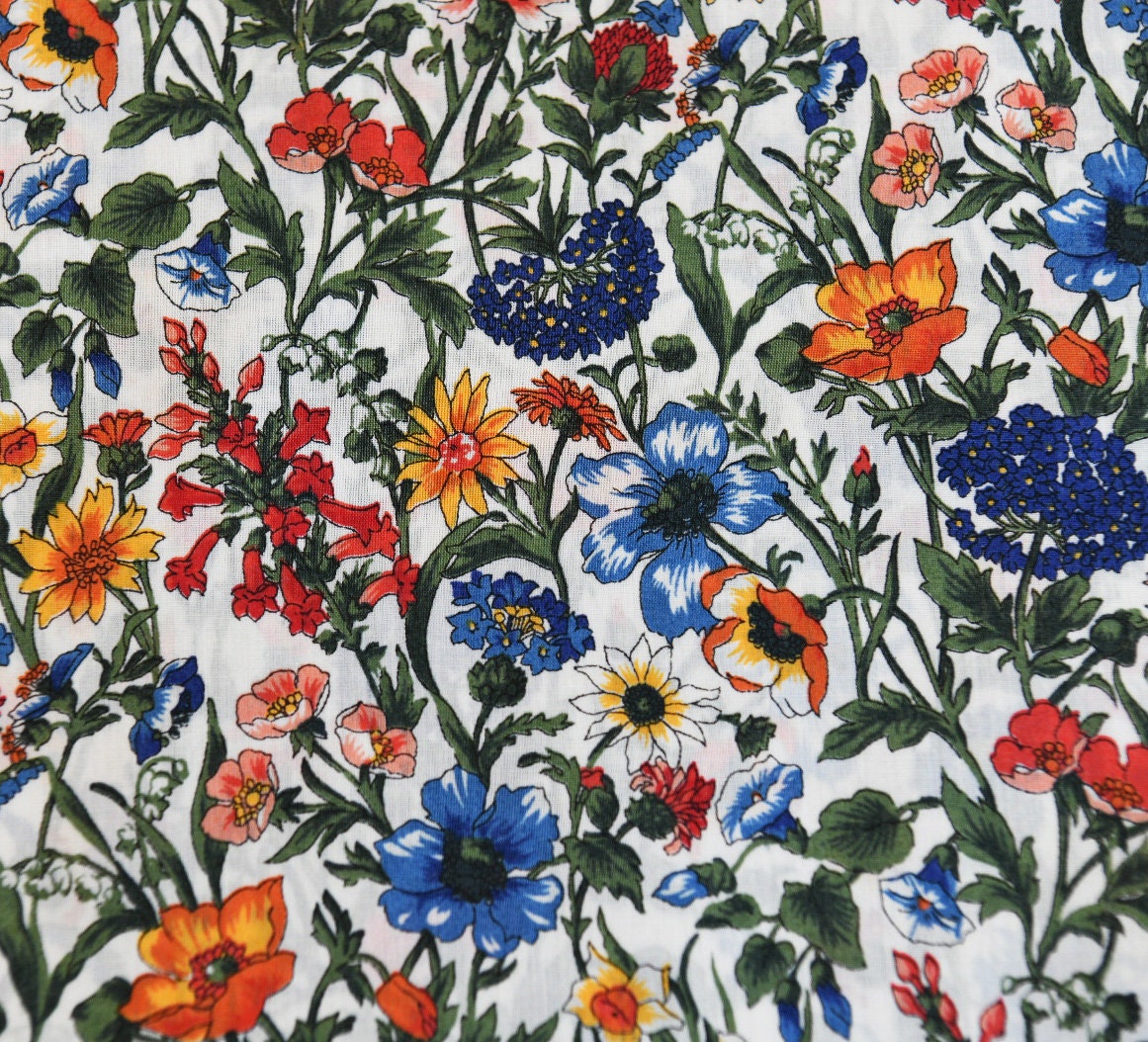 Liberty of London Rachel A Botanical Tana Lawn Fabric Premium 100% Cotton Fabric Sold by Yard