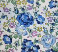 Load image into Gallery viewer, Liberty of London Felicite C Blue Tana Lawn Fabric Premium 100% Cotton Fabric Sold by Yard
