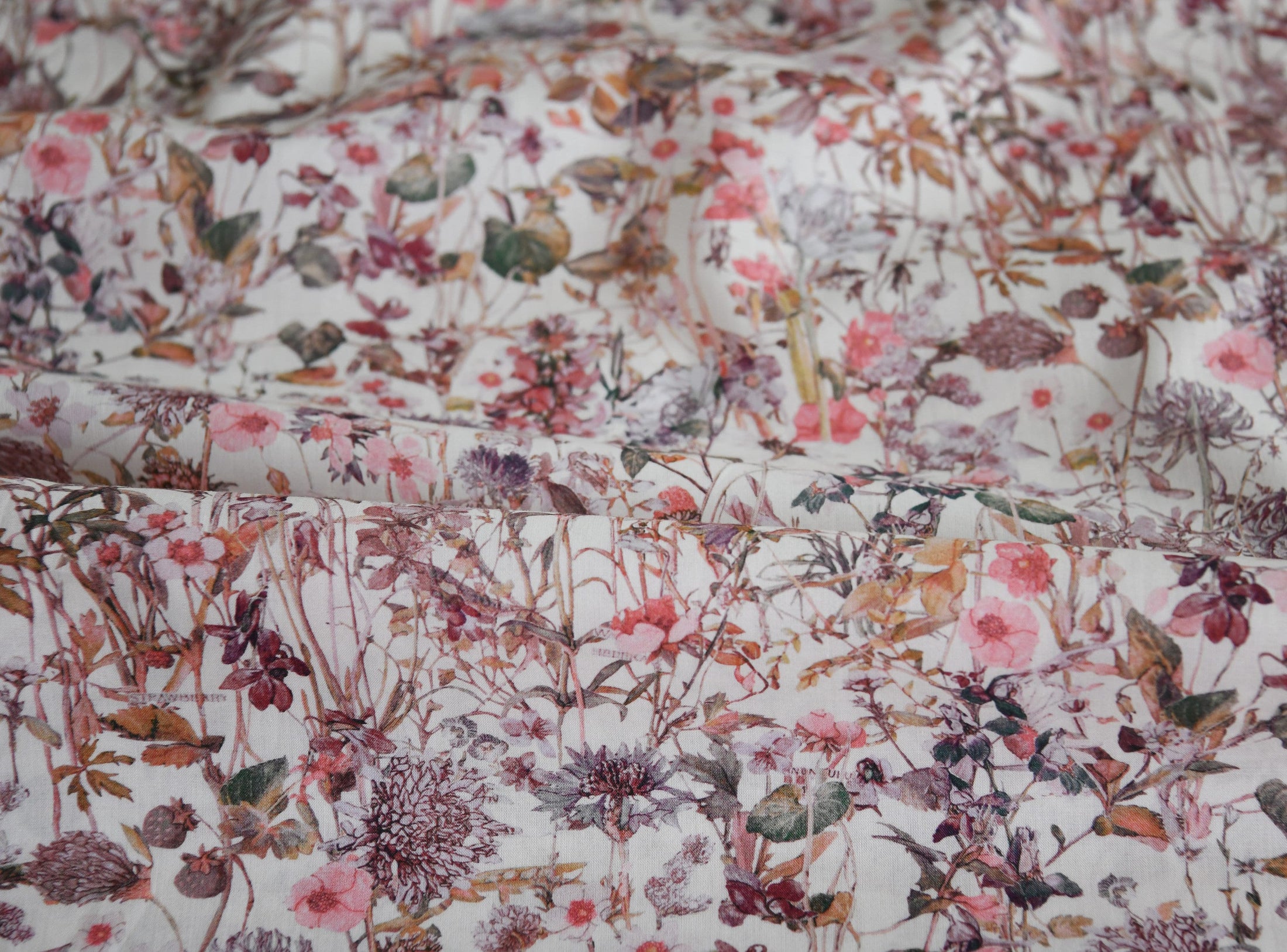 Liberty of London Wild Flowers F Tana Lawn Fabric Premium 100% Cotton Fabric Sold by Yard