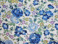 Load image into Gallery viewer, Liberty of London Felicite C Blue Tana Lawn Fabric Premium 100% Cotton Fabric Sold by Yard
