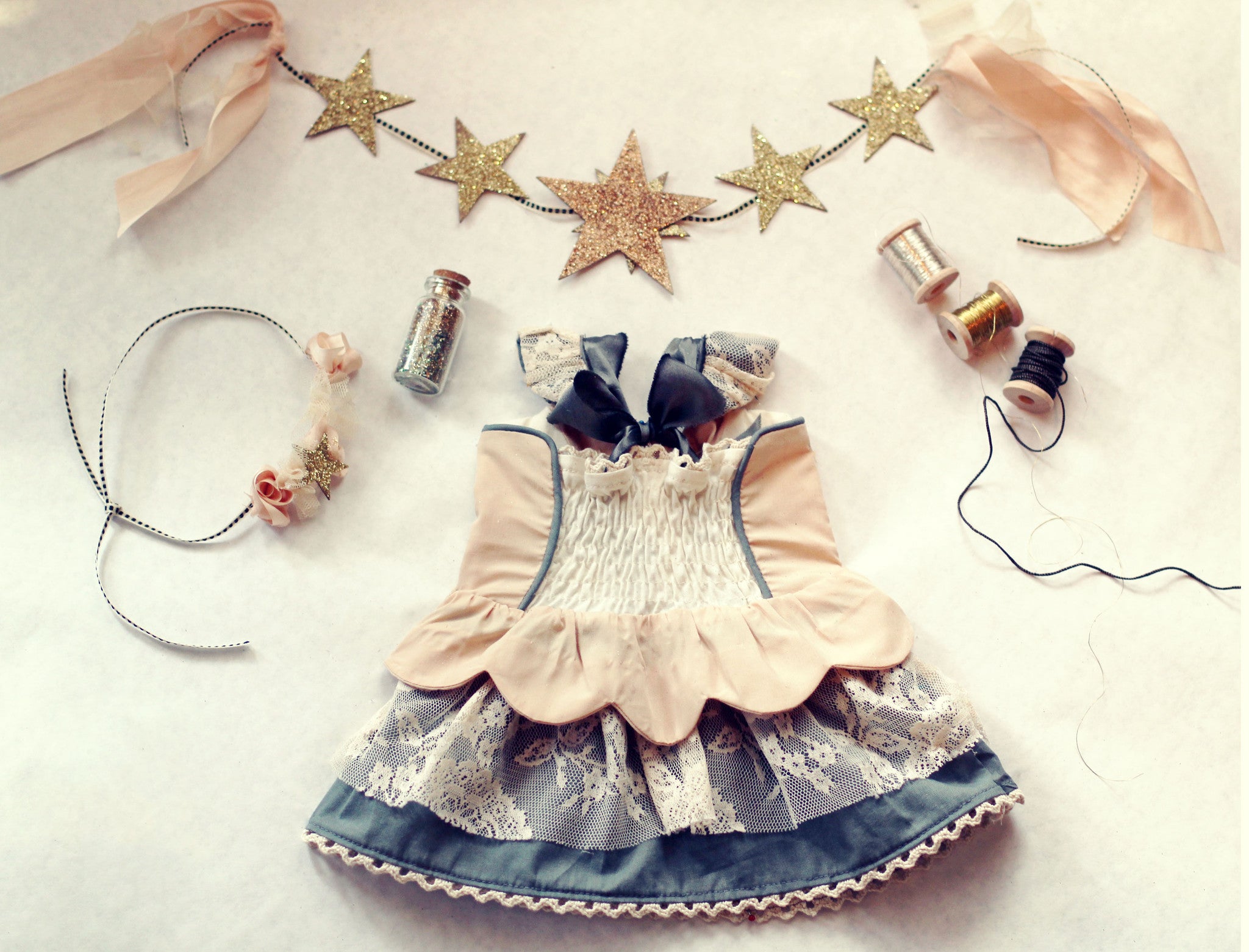 Lucy Star Doll Dress PDF Pattern