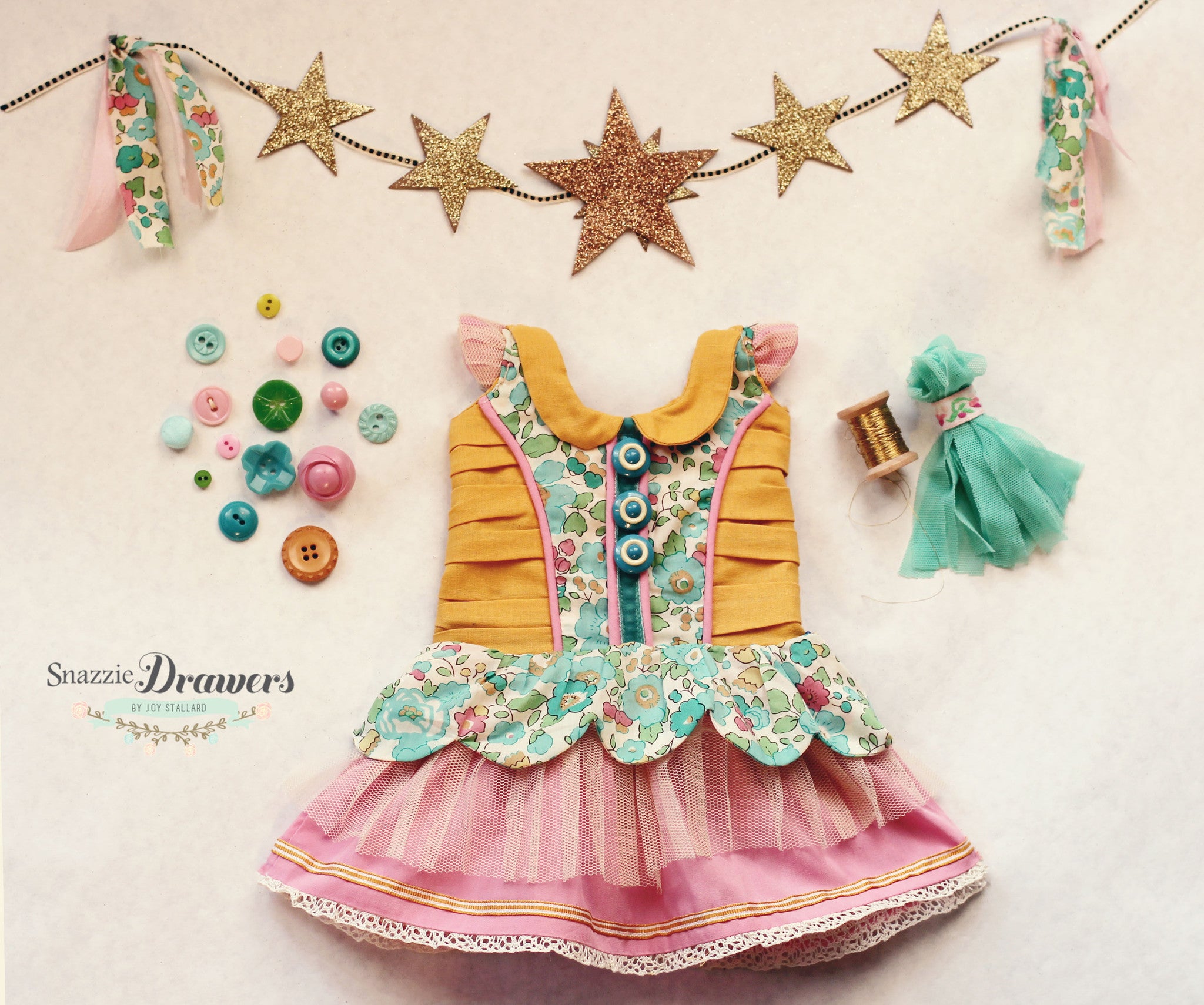 Lucy Star Doll Dress PDF Pattern